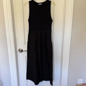 Zara Black Midi Dress